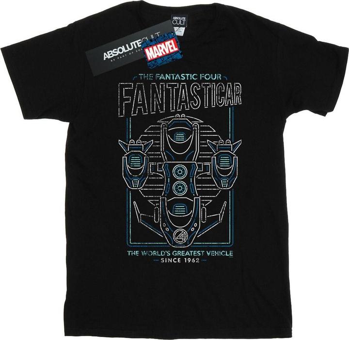 Produktbild Fantastic Four Fantasticar Neon TShirt (3XL)