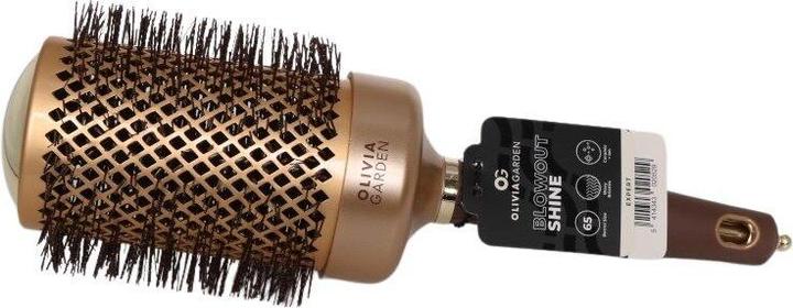 Actual product image Olivia Garden OLIVIA GARDEN Expert Blowout Shine szczotka do modelowania i suszenia włosów Złoto Brązowa 65mm