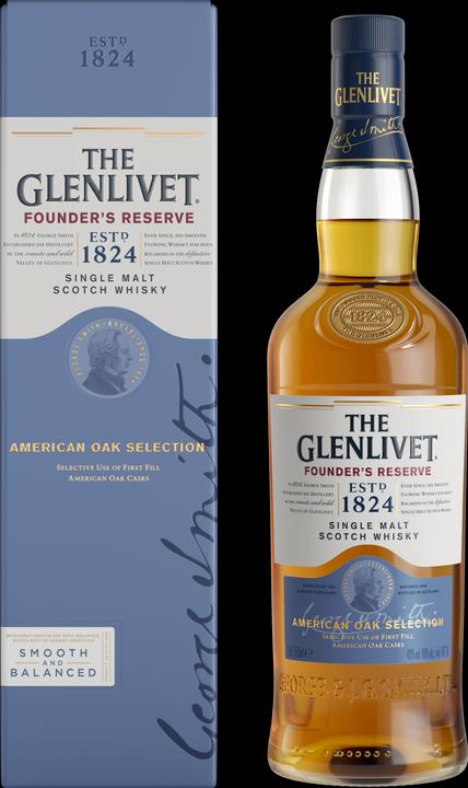 Produktbild The Glenlivet Founders Reserve (Single Malt, Scotch Whisky, 1 x 70 cl)