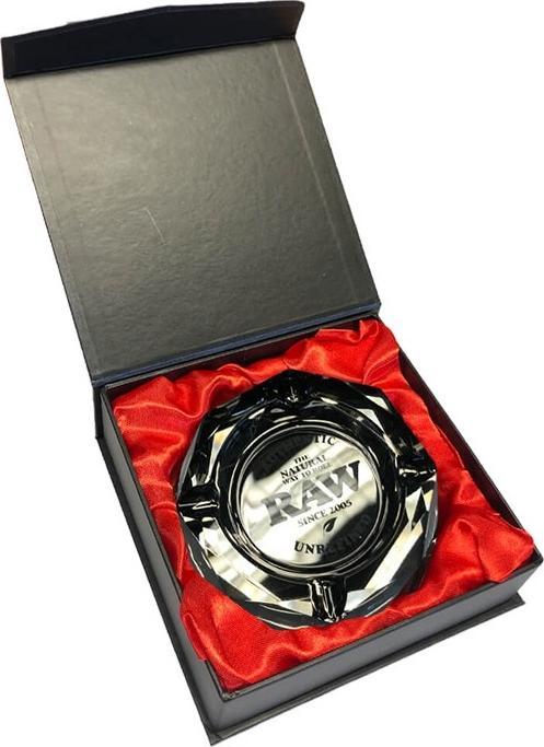 Actual product image RAW The Dark Side Glass Ashtray