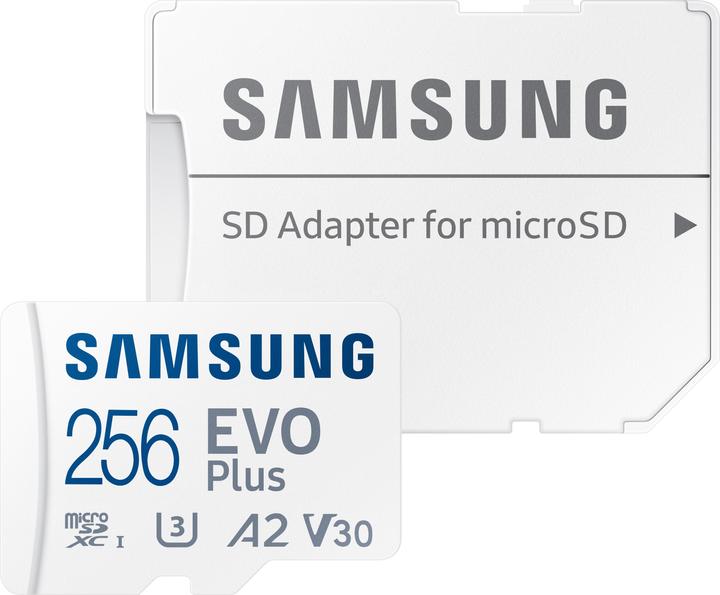 Produktbild Samsung EVO Plus (256 GB, microSDXC, U3, UHS-I)