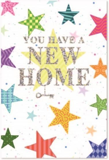 Actual product image Simon Elvin New Home Greetings Card (Pack of 6) (6 pcs.)