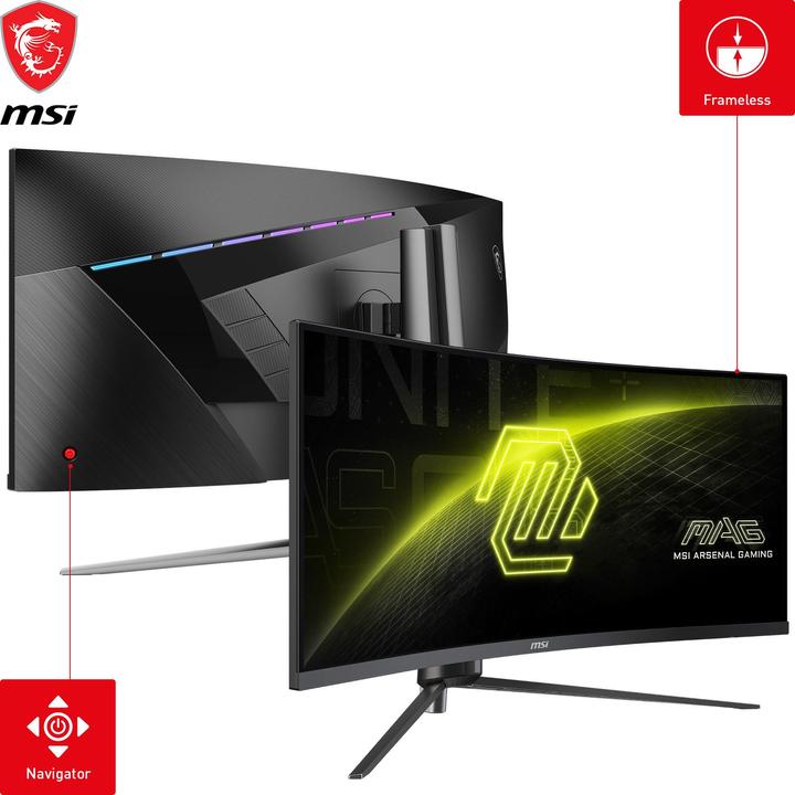 Actual product image MSI MAG 345CQRDE (3440 x 1440 pixels, 34")