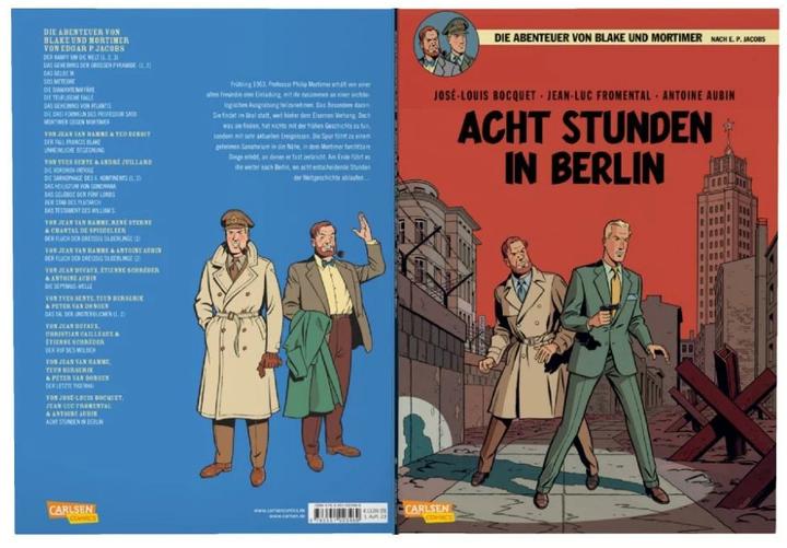 Productafbeelding Blake und Mortimer 26: Acht Stunden in Berlin (Duits, José-Louis Bocquet, Jean-Luc Fromental, 2023)
