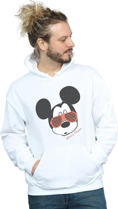 Actual product image Disney Mens Mickey Mouse Sunglasses Hoodie (S)