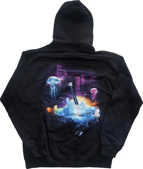 Immagine prodotto Prince Lotus Flower Felpa con Cappuccio Stampa posteriore Logo Adulto Unisex (L)