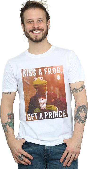 Image du produit Disney - T-shirt THE MUPPETS KISS A FROG GET A PRINCE - Homme (L)