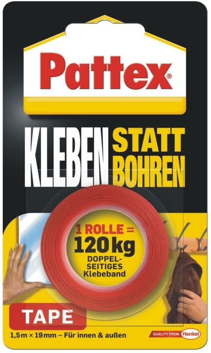 Produktbild Pattex Kleben statt Bohren Klebeband (19 mm)