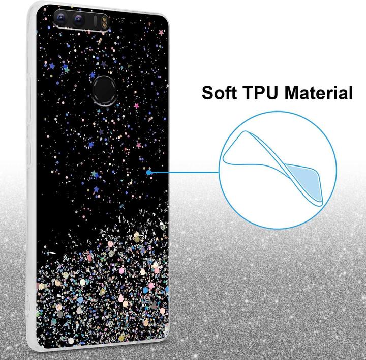 Image du produit Cadorabo Housse en TPU avec paillettes pour Honor 8 / 8 PREMIUM (Frais 8 Prime)