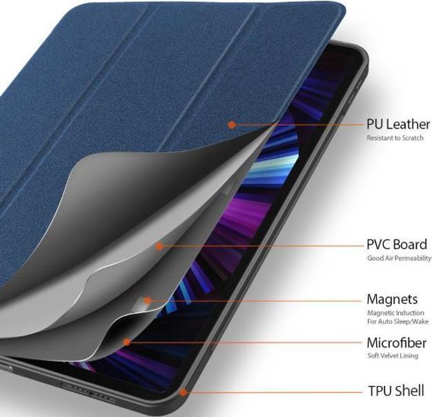 Produktbild Dux Ducis Domo Tri-fold Smart Case (IPad Pro 11, iPad Pro 11 2021 (3. Gen))