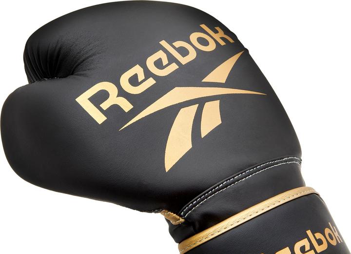 Actual product image Reebok Boxing Gloves 14oz Gold/Black (14 OZ)