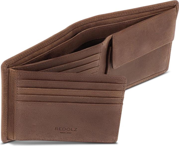 Actual product image Redolz Leather Essentials wallet RFID protection leather 12 cm