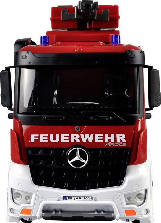 Immagine prodotto Amewi Mercedes Benz Fire Truck elettrico spazzolato camion 2WD 1:18 RTR (RTR pronto all'uso)