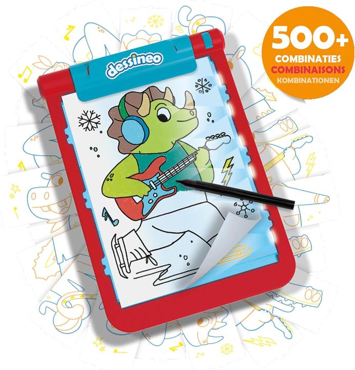 Immagine prodotto Jumbo Personaggi di Dessineo Tavolo da disegno passo dopo passo