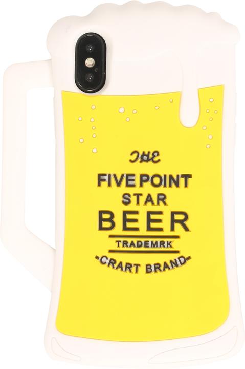 Produktbild PhoneLook Hülle Bier Tasse 3D The five point star beer (Apple iPhone X, Apple iPhone XS)
