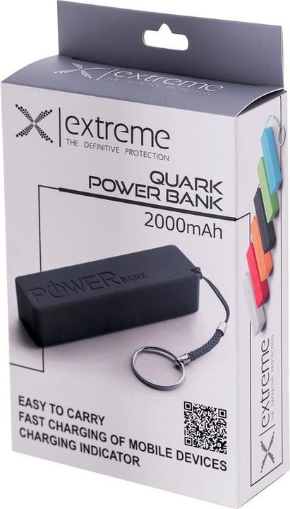 Produktbild Esperanza EXTREME XMP101K QUARK Akkuladegerät 2000 mAh Schwarz (2000 mAh)