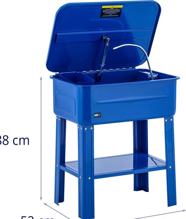 Produktbild MSW Teilewaschgerät 75 l Teilereiniger Werkstatt Teilewaschbecken Teilewascher