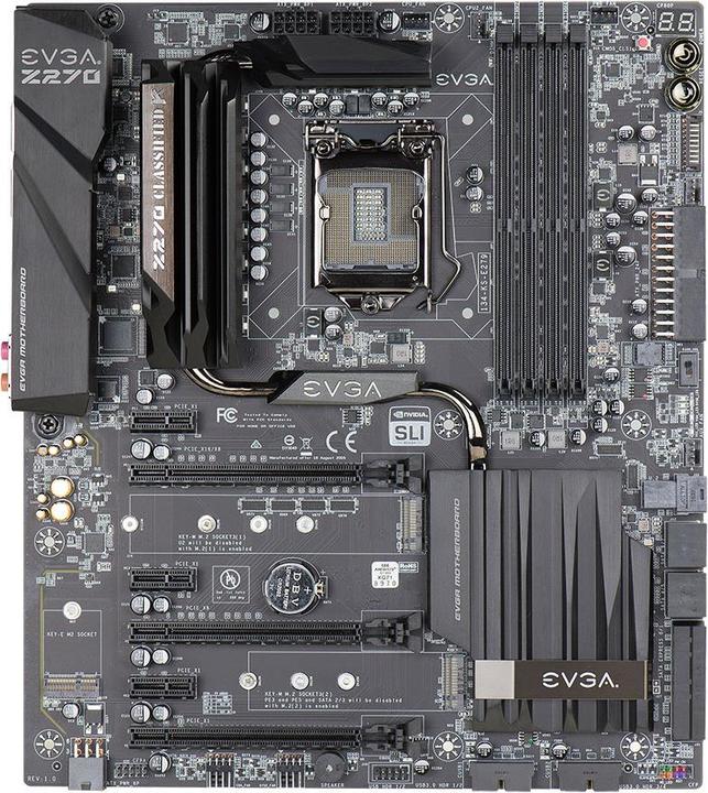 Actual product image EVGA Z270 Classified K (LGA 1151, Intel Z270, E-ATX)