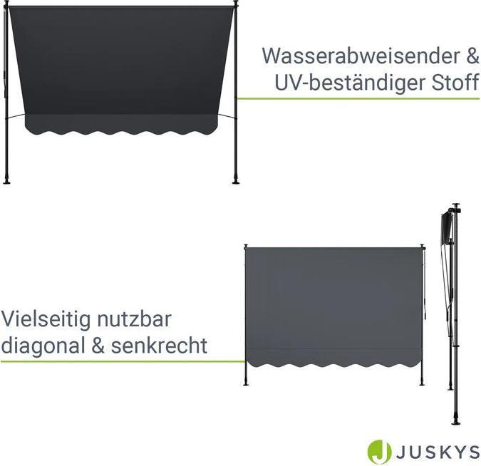 Produktbild Juskys Klemmmarkise Kapstadt (2.50 m)