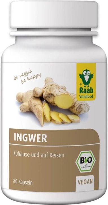 Actual product image Raab Ginger organic (80 Piece, Capsules)