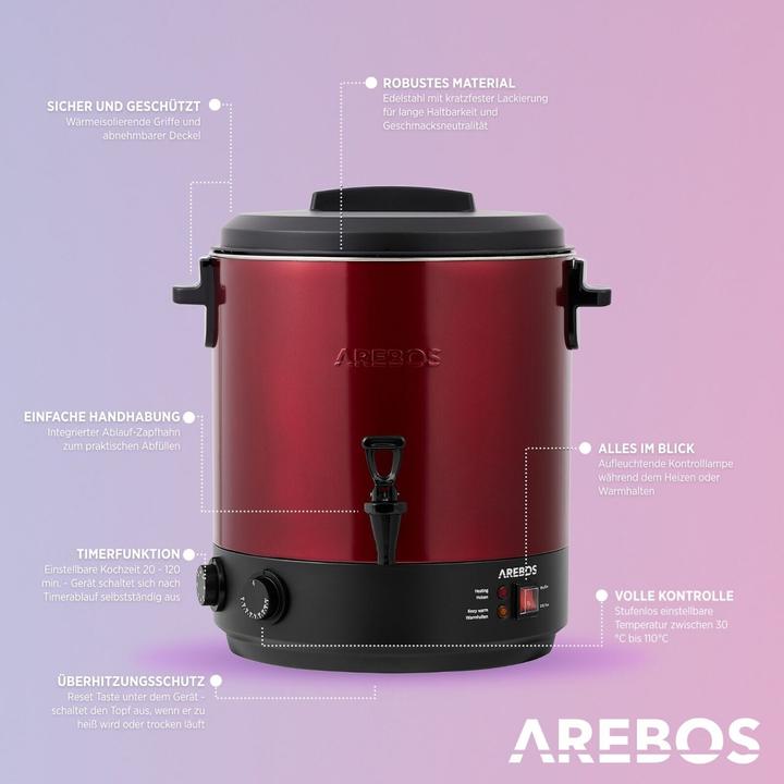 Produktbild Arebos Einkochautomat (28 l)