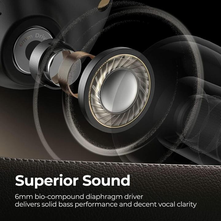 Productafbeelding Soundpeats Free2 Classic oortelefoon (zwart) (8 h, Draadloze)