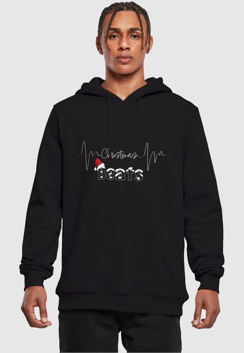 Image du produit Merchcode Christmas beats Sweat à capuche lourd - 117453 (L)