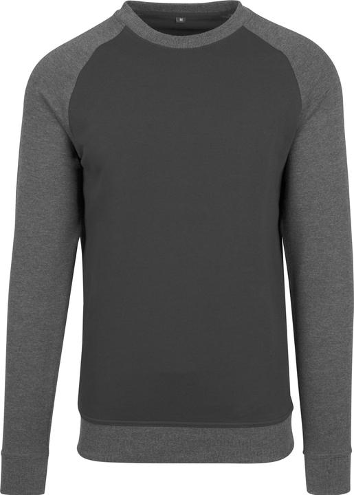 Build Your Brand Raglan Crew Neck Shirt