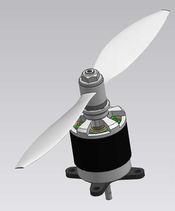 Produktbild Planet-Hobby Joker 2834-5,5 V3 1500 KV Brushless Motor