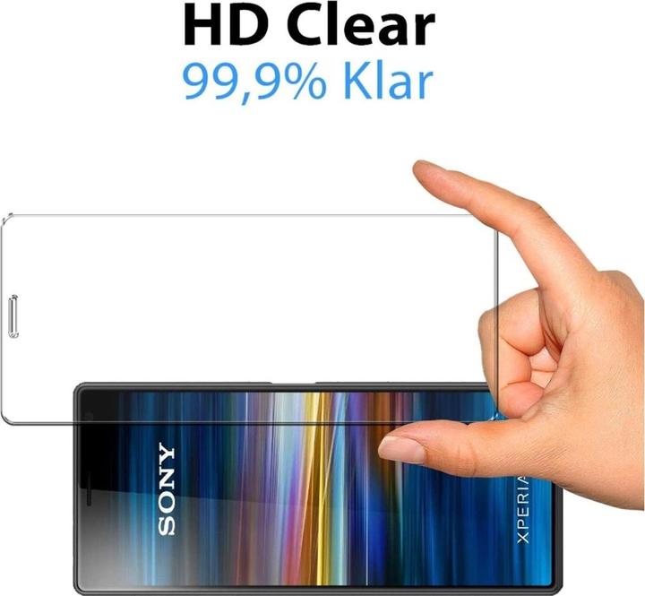 Immagine prodotto Screenguard Sony Xperia 10 Pellicola protettiva in vetro Custodia dal design amichevole (1 Pezzo/i, Sony Xperia 10)