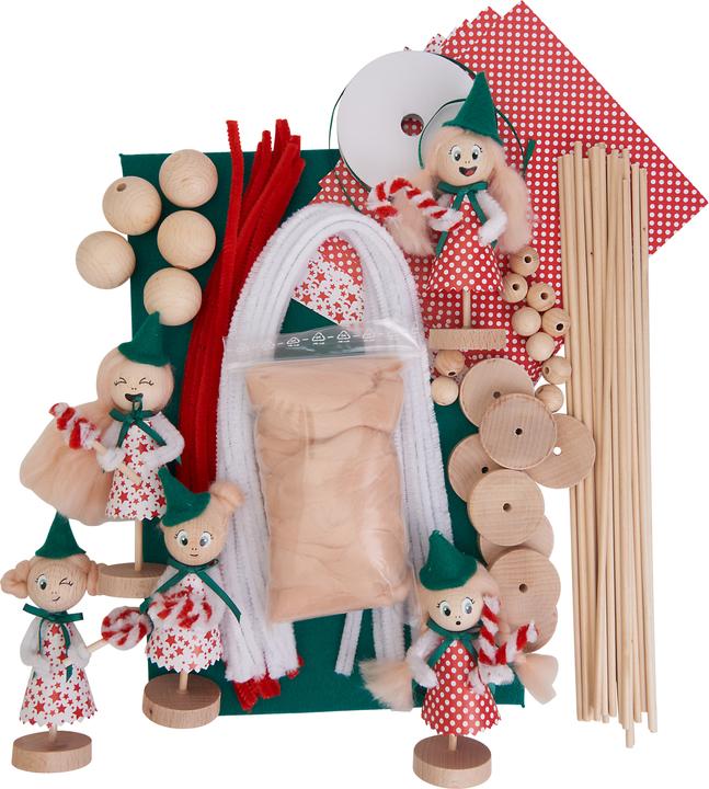 Image du produit VBS Kit de bricolage "Poupée en sucre", 5 pièces