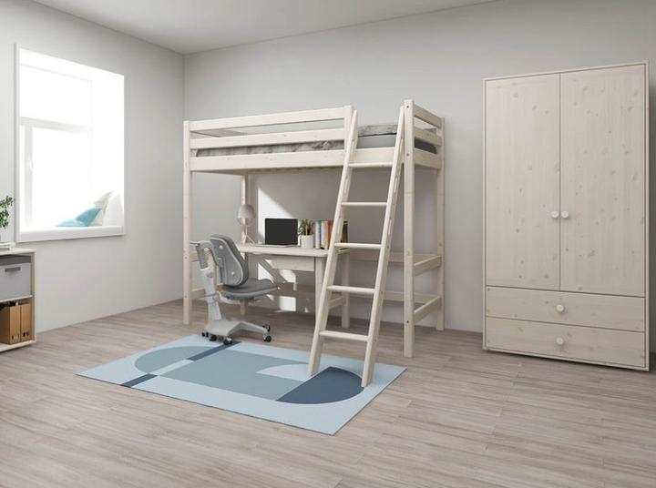 Actual product image Flexa Loft bed Classic with sloping ladder (90 x 200 cm)