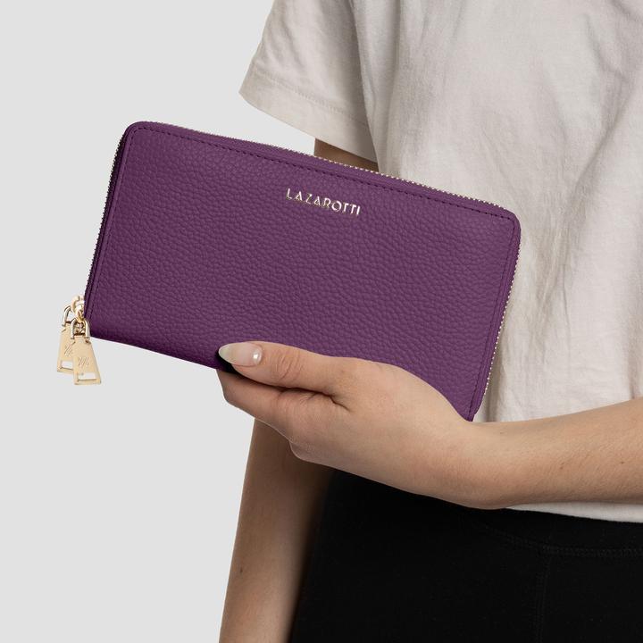Actual product image Lazarotti Bologna Leather Geldbörse RFID Schutz Leder 20 cm