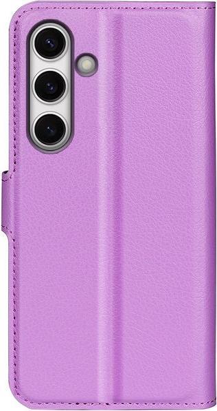 Actual product image MU Classic Litchi Leather Bookcover Series (Samsung Galaxy S24 FE)