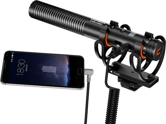 Actual product image Comica Multi-functional Super Cardioid Condenser Shotgun Microphone