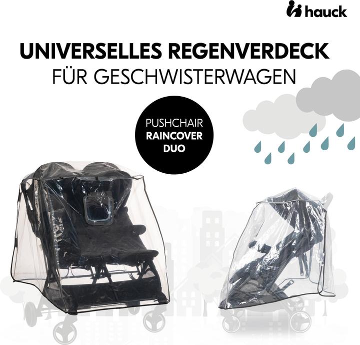 Produktbild Hauck Pushchair Raincover Duo