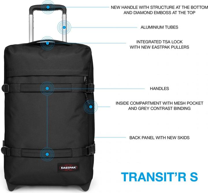 Image du produit Eastpak Authentic Travel Transit'r S (42 l, Bagage à main (jusqu'à 50l))