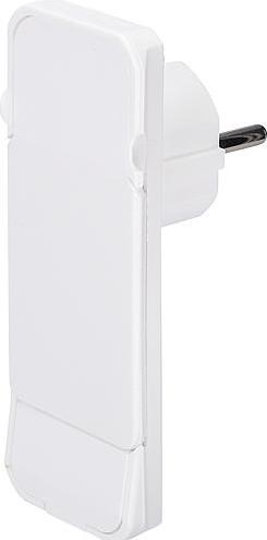 Image du produit EGB FLAT PLUG blanc en sachet polyéthylène avec emballage