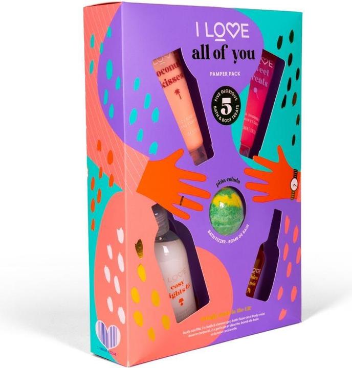Produktbild I Love All of You Pamper Pack 5 Stk (Körperpflegeset)