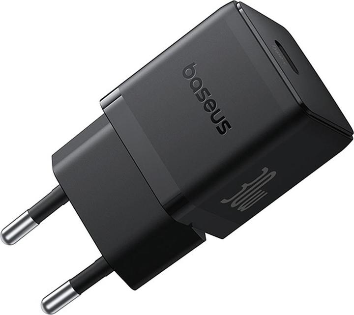 Image du produit Baseus - Wall Charger Palm (P10111605113-00) - Chargeur rapide, Type-C, PD 30W, 5V/3A - Cluster Black (30 W)