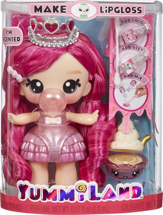 Actual product image MGA Yummiland big doll + lip gloss animal - Bianca Bubblegum