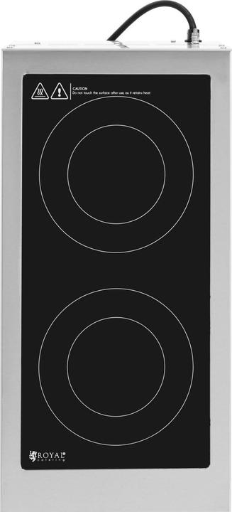 Produktbild Royal Catering Induktionsplatte tragbare Kochplatte Induktion 2 Platten Ø 12 - 26 cm tragbar