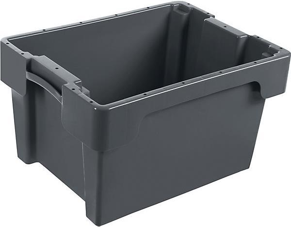 Actual product image kaiserkraft Stack and nest containers made of HDPE