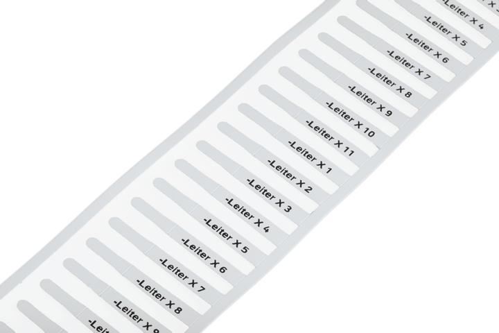 Image du produit Wago Marqueurs de conducteurs 23x4mm 2500pcs/rouleau 211-821 Version étiquette, matériau plastique