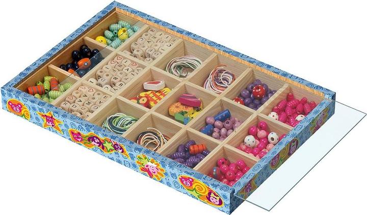 Actual product image Lena wooden beads and letters