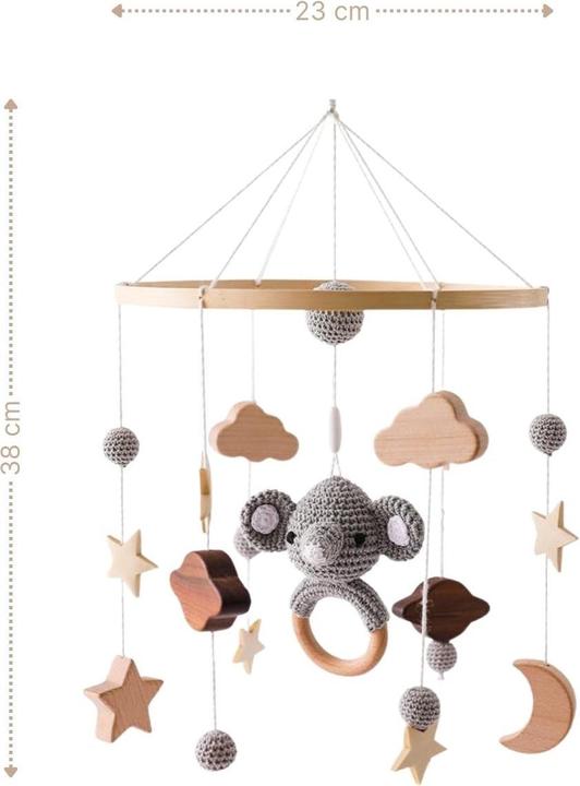 Actual product image Hermex Hängemobile Mobile Schlafmobile Baby Wiege Spielzeug