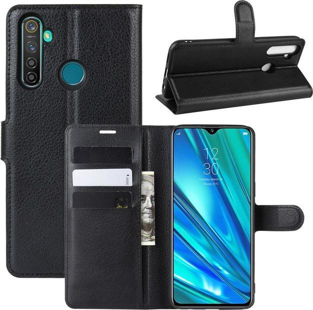 Image du produit MU Classic Série de couvertures de livres en cuir litchi (Realme 5 Pro)
