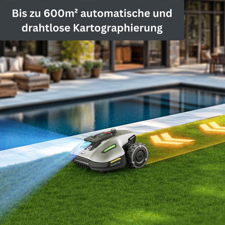 Produktbild Mammotion Yuka mini 600 (600 m², Ohne Begrenzungskabel)