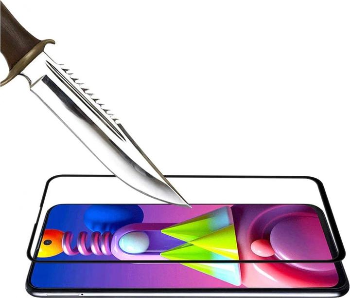 Produktbild Screenguard Samsung Galaxy M51 Full Screen Panzerglas Schutzfolie 2.5D 9H (1 Stück, Samsung Galaxy M51)