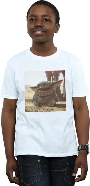 Immagine prodotto Star Wars The Mandalorian The Child Scene Maglietta Ragazzi (128)